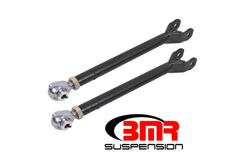 Bmr 08-17 Challenger Lower Trailing Arms W/ Single Adj. Rod Ends - Black Hammertone 1