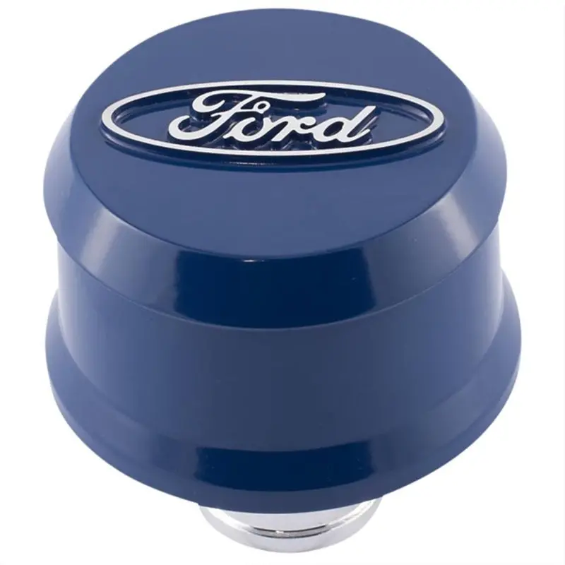 Ford Racing Slant Edge Breather - Blue 1