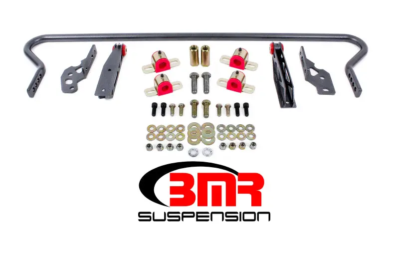 Bmr 11-14 S197 Mustang Rear Hollow 25Mm Adj. Sway Bar Kit W/ Bushings - Black Hammertone 1