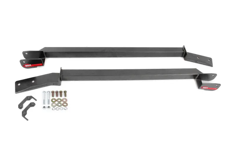 Bmr 93-02 F-Body Non-Convertible Bolt-On Boxed Subframe Connectors - Black Hammertone 1
