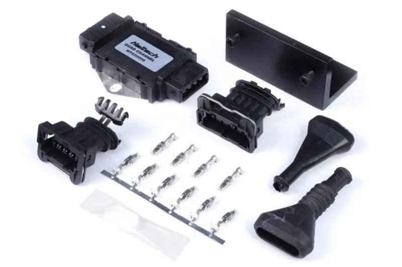 Haltech Quad Channel Oem Igniter (Dumb) (Incl Plugs/Pins/Mounting Bracket/Paste) 1