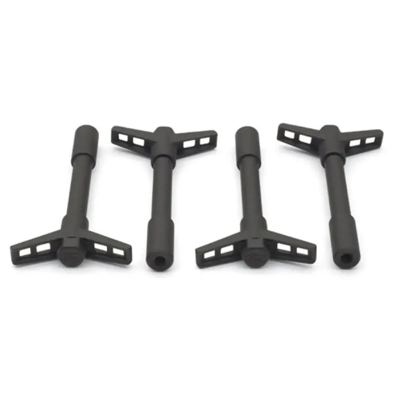 Ford Racing Black Crinkle Finish Valve Cover Hold Down Wing Nuts 1