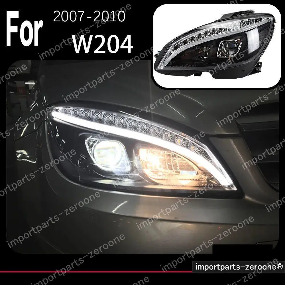 メルセデス・ベンツ　Cクラス　W204　2007～2010　アップグレードヘッドライト　Halogen　　-Had-1030 1