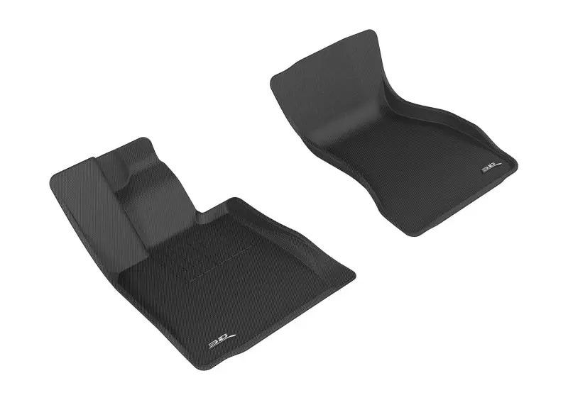 3D Maxpider 2016-2020 Bmw 7 Series Kagu 1St Row Floormat - Black 1