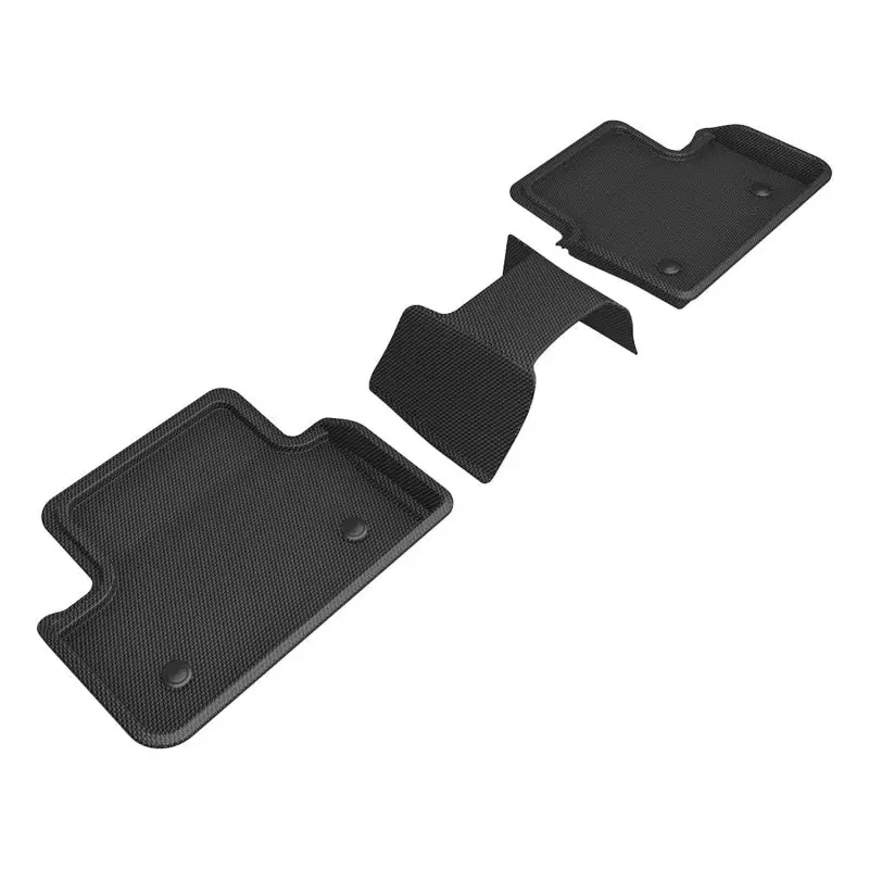 3D Maxpider Bmw I5 (G60) 23-25 / 5 Series (G60) Kagu 2Nd Row Floormat - Black 1