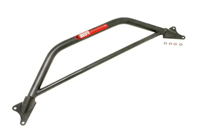Bmr 05-14 S197 Mustang V8 W/O Plenum Cover Strut Tower Brace - Black Hammertone 1