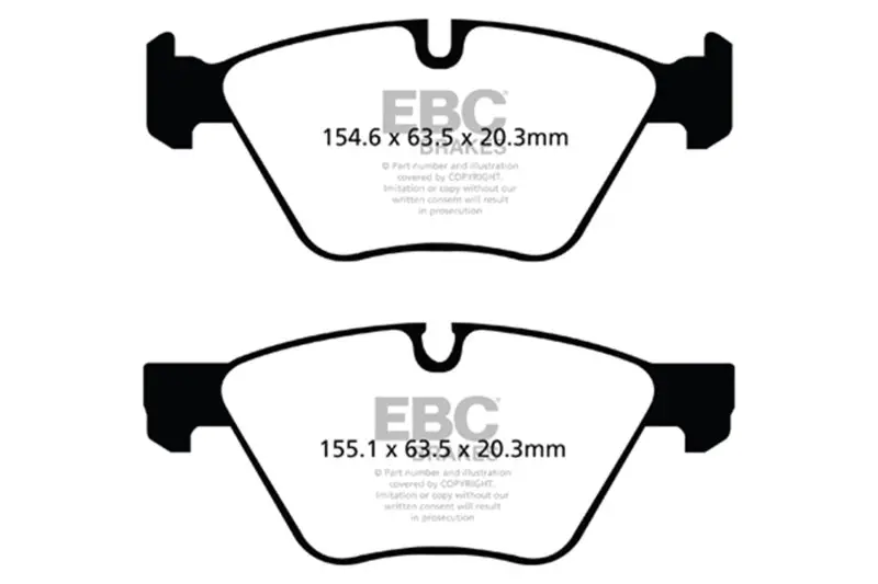Ebc 09+ Bmw Z4 3.0 (E89) Greenstuff Front Brake Pads 1