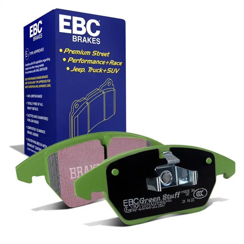 Ebc 06-13 Audi A3 2.0 Turbo (Girling Rear Caliper) Greenstuff Front Brake Pads 1