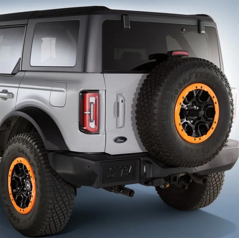Ford Racing 2021+ Ford Bronco Functional Bead Lock Ring Kit - Orange 1