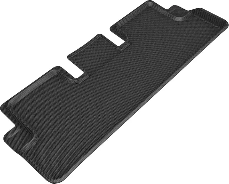 3D Maxpider 2020-2021 Tesla Model 3 Kagu 2Nd Row Floormats - Black 1