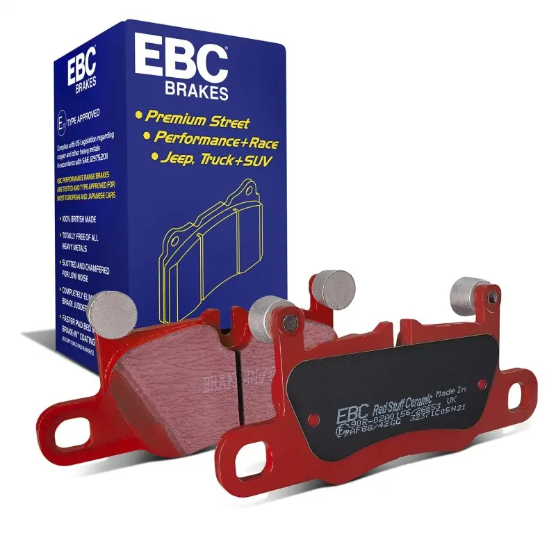 Ebc 2016+ Porsche 911 (991/2 W/Cast Iron Rotors) 3.0Tt Carrera Redstuff Rear Brake Pads 1
