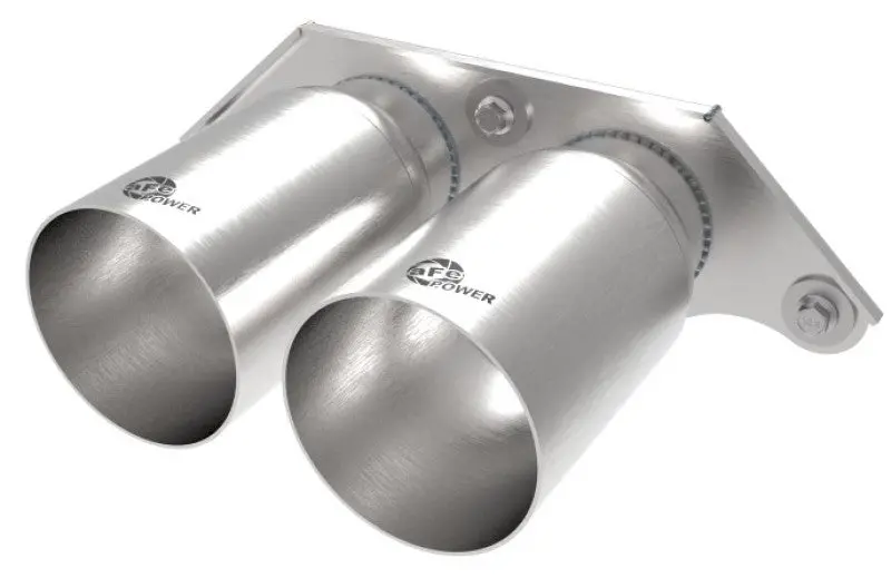Afe Power Mach Force Xp 4In 304 Ss Bolt-On Exhaust Tips Brushed 14-19 Porsche 911 Gt3 3.8L/4.0L 1