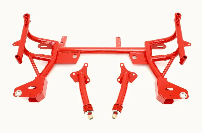 Bmr 93-02 F-Body K-Member W/ Turbo Sbc/Bbc Motor Mounts And Pinto Mounts - Red 1