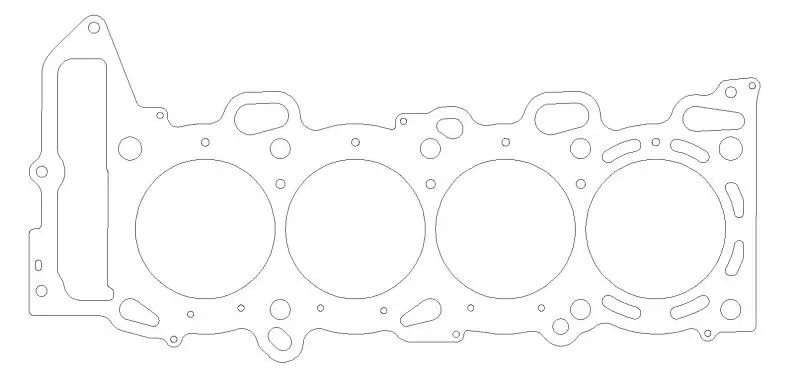 Cometic Nissan Sr20ve/Vet 87Mm Bore .040 Inch Mls Head Gasket Fwd W/ No Extra Oil Holes 2