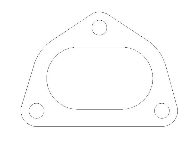 Cometic Ford/Coswroth Bda 3-Bolt .064 Am Exhaust Gasket 1