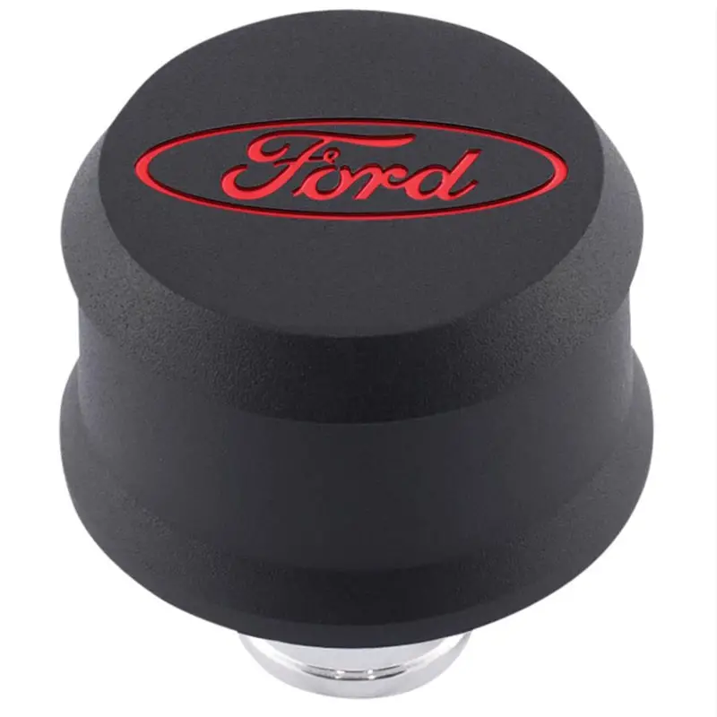 Ford Racing Slant Edge Breather - Black/Red 1