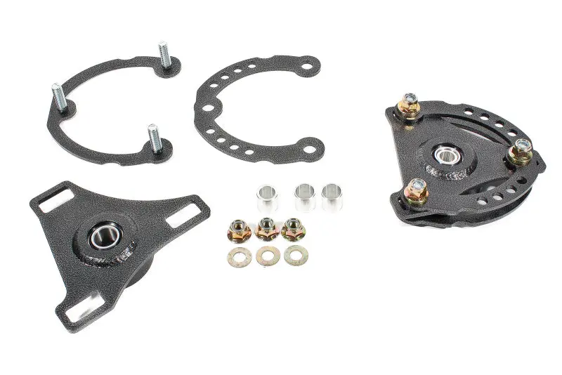 Bmr 15-17 S550 Mustang Caster Camber Plates - Black Hammertone 1