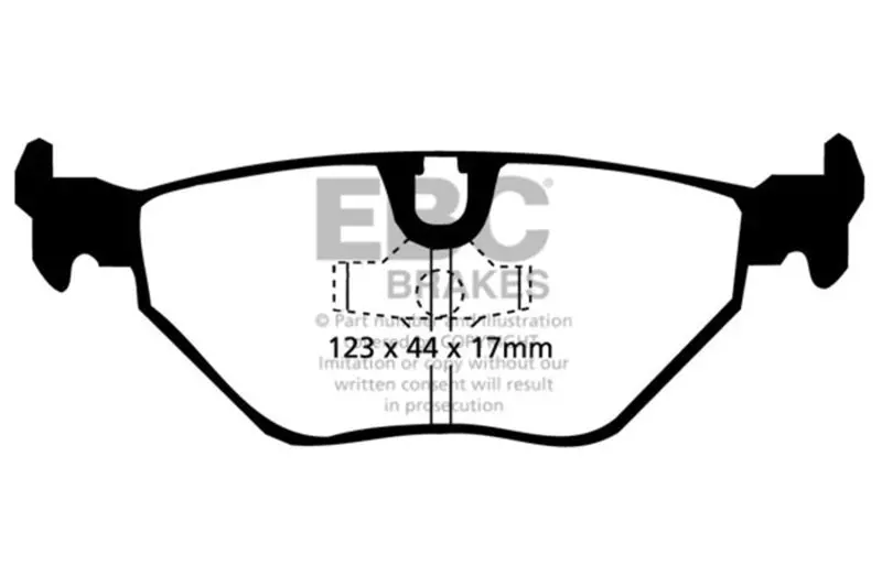 Ebc 87-91 Bmw M3 2.3 (E30) Ultimax2 Rear Brake Pads 1