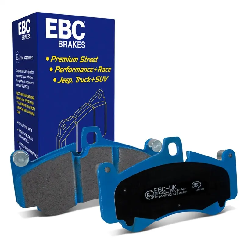 Ebc 01-03 Porsche 911 (996) (Cast Iron Rotor Only) 3.6 Twin Turbo Gt2 Bluestuff Front Brake Pads 1