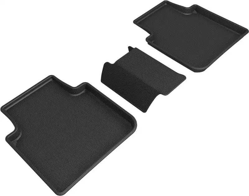 3D Maxpider 18-21 Volkswagen Tiguan Kagu 2Nd Row Floormats - Black 1