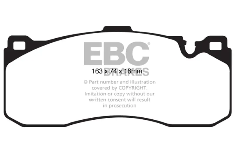 Ebc 08-10 Bmw 135 3.0 Twin Turbo Greenstuff Front Brake Pads 1