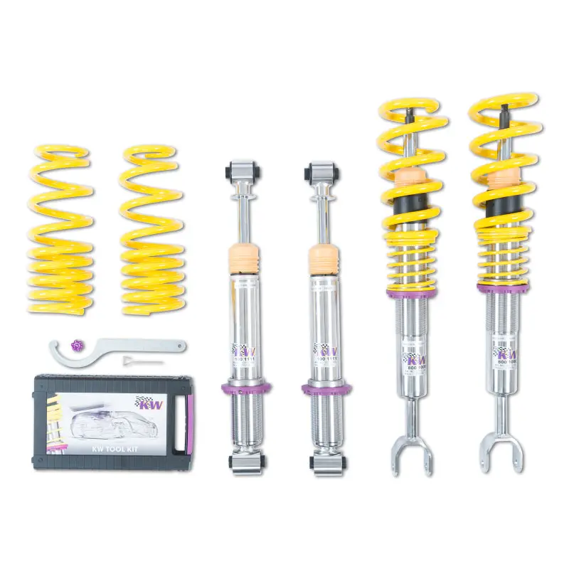 Kw Coilover Kit V1 Audi A4 S4 (8D/B5 B5s) Sedan + Avant; Quattro Incl. S4; All Engines 2