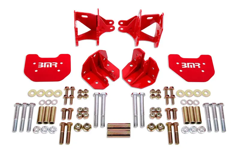 Bmr 79-04 Mustang Rear Coilover Conversion Kit W/ Control Arm Bracket - Red 1
