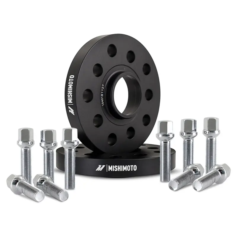 Mishimoto Wheel Spacers - 5X112 - 57.1 - 20 - M14 - Black 1