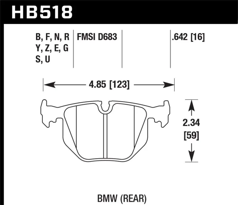 Hawk Hp+ Street Brake Pads 2