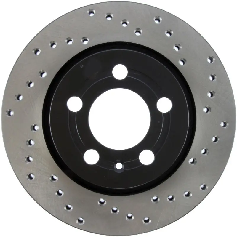 Stoptech 03-05 Vw Golf Gti (Vented Rear Discs) Drilled Left Rear Rotor 1