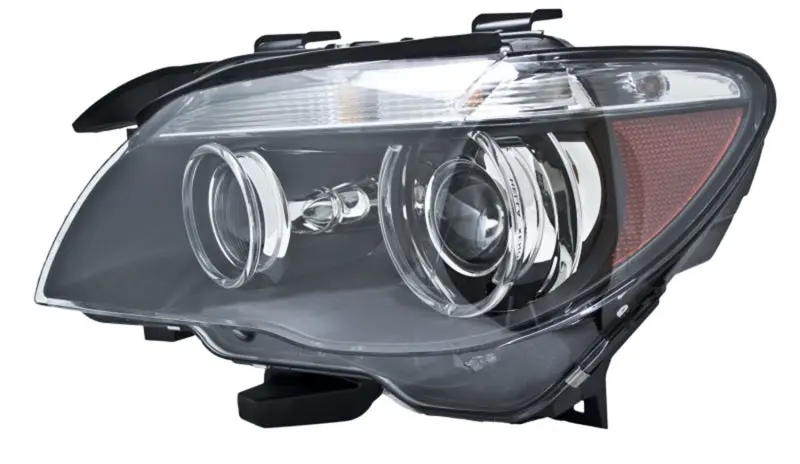 Hella 02-07 Bmw 7 Series Bi-Xenon Headlight Left Clear Turn Signal 1