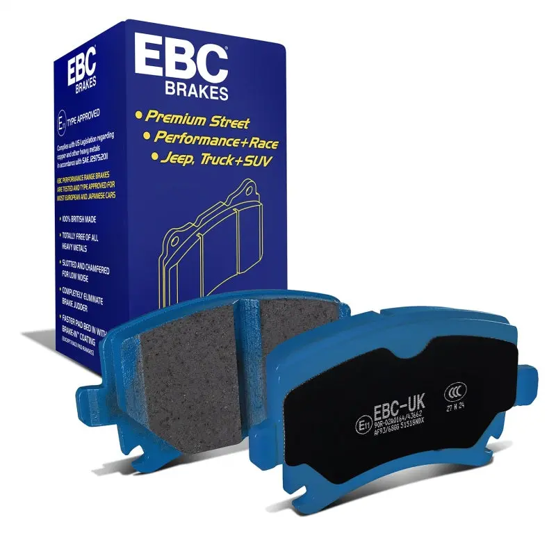 Ebc 05-08 Audi A4 2.0L Turbo Bluestuff Rear Brake Pads 1