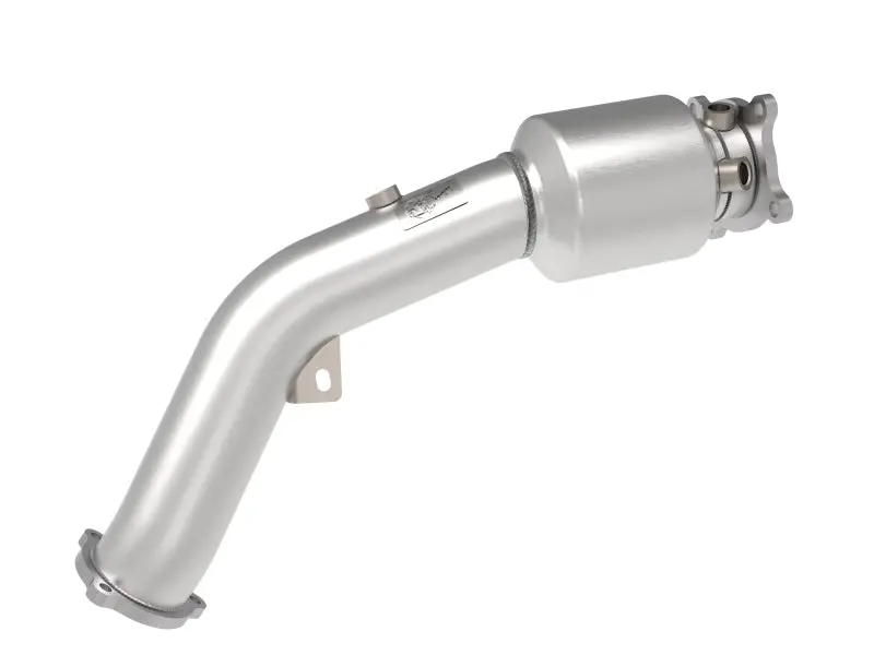 Afe 09-16 Audi A4/A5 (B8) L4-2.0L (T) Twisted Steel 3In. Downpipe - 304 Stainless W/ Cat 1