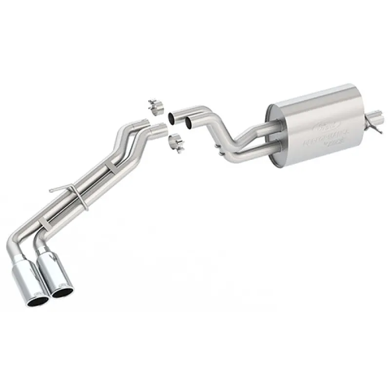 Ford Racing 2019 Ranger 2.3L Ecoboost Side Exit Cat-Back Exhaust System W/ Dual Chrome Tips 1