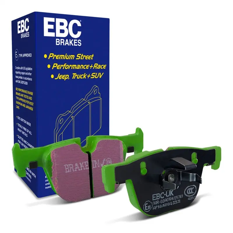 Ebc 12+ Bmw Activehybrid 3 3.0 Turbo Greenstuff Rear Brake Pads 1