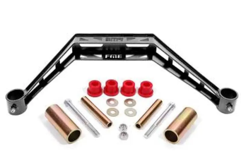 Bmr 79-93 Ford Mustang Transmission Crossmember Th400 / T-56 - Black Hammertone 1