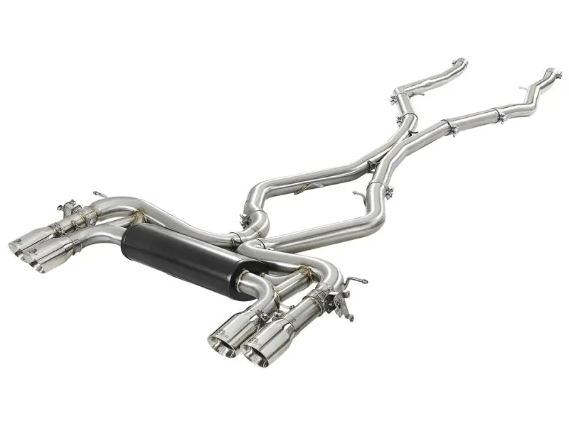 Afe Mach Force-Xp 3.5In 304 Ss Cat-Back W/Polished Tips 15-18 Bmw X5 M (F85)/X6 M (F86) V8-4.4L S63 1