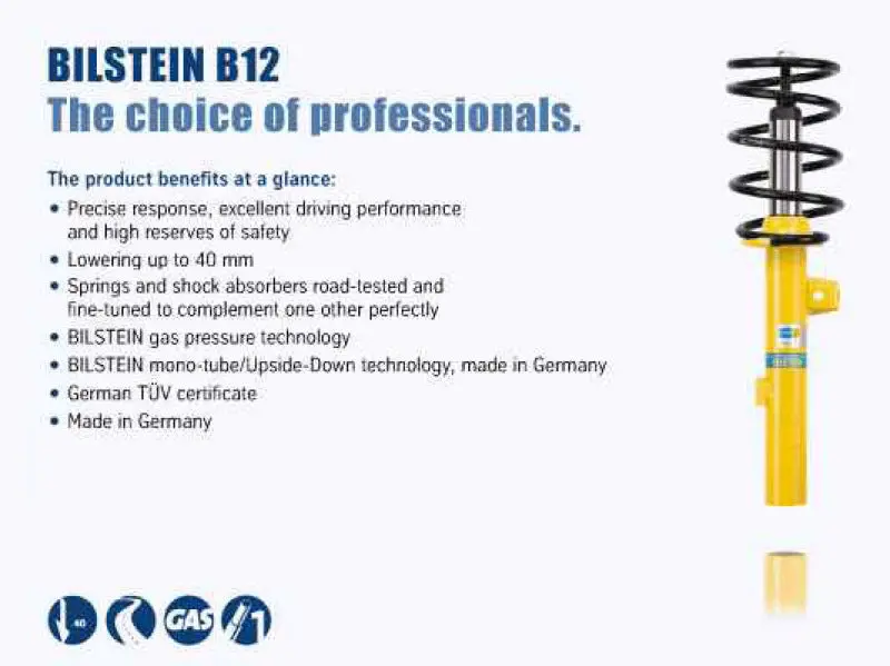 Bilstein B12 2007 Volkswagen Passat 3.6 Awd Wagon Front And Rear Suspension Kit 1