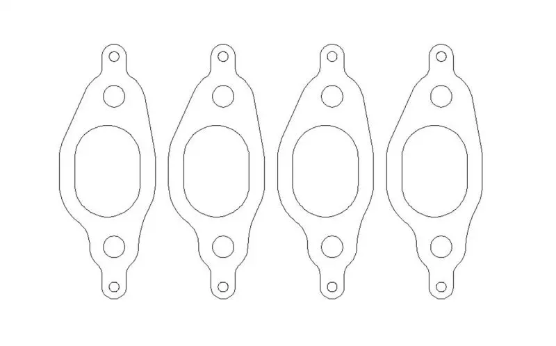 Cometic Vw 1.8L 8V 77-99 Exhaust Set .030 Inch Mls Head Gasket 1.060 Inch X 1.480 Inch Port 1