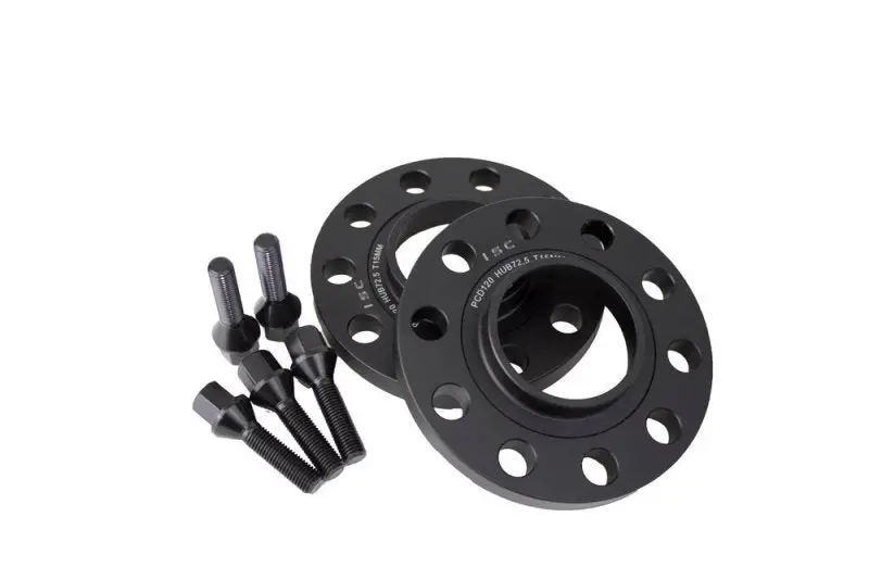 Isc Suspension 5X108 Hub Centric Wheel Spacers 15Mm Black (Pair) 1