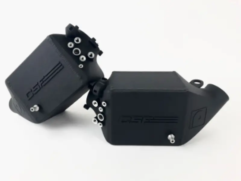 Csf 12-16 Bmw M5 (F10) / 12-18 Bmw M6 (F06/F12/F13) Twin Charge-Air-Cooler Set - Crinkle Black 1