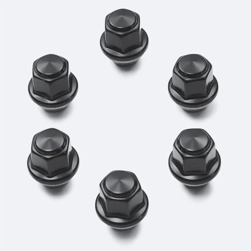 Ford Racing M12 X 1.5 Black Lug Nut - Set Of 6 1