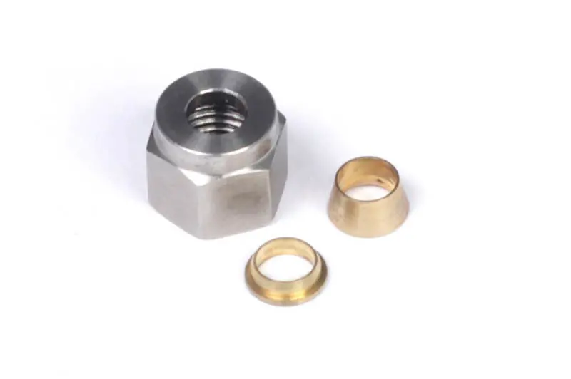 Haltech 1/4In Nut & Brass Ferrule 1