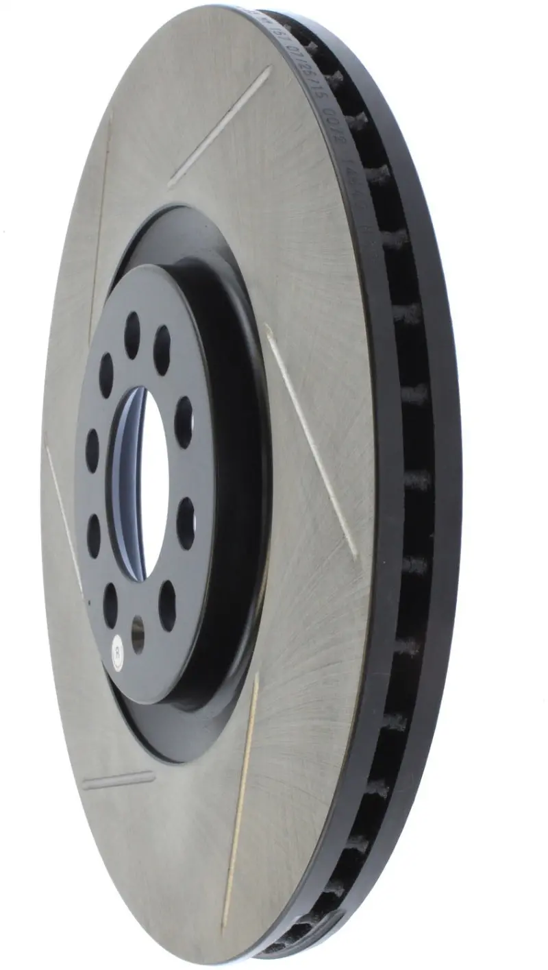 Stoptech Power Slot 3/99-06 Audi Tt/00-06 Tt Quattro / 03-05 Vw Golf Gti Right Front Slotted Rotor 1