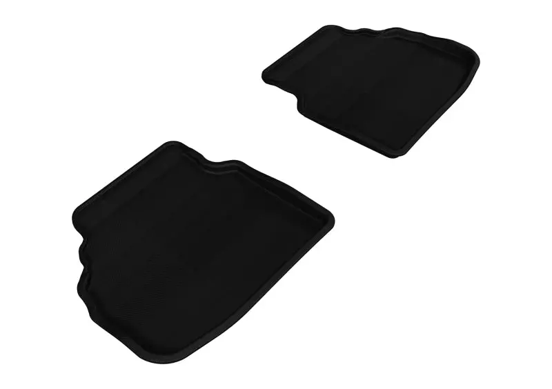 3D Maxpider 2009-2012 Bmw 7 Series F01 Kagu 2Nd Row Floormats - Black 1
