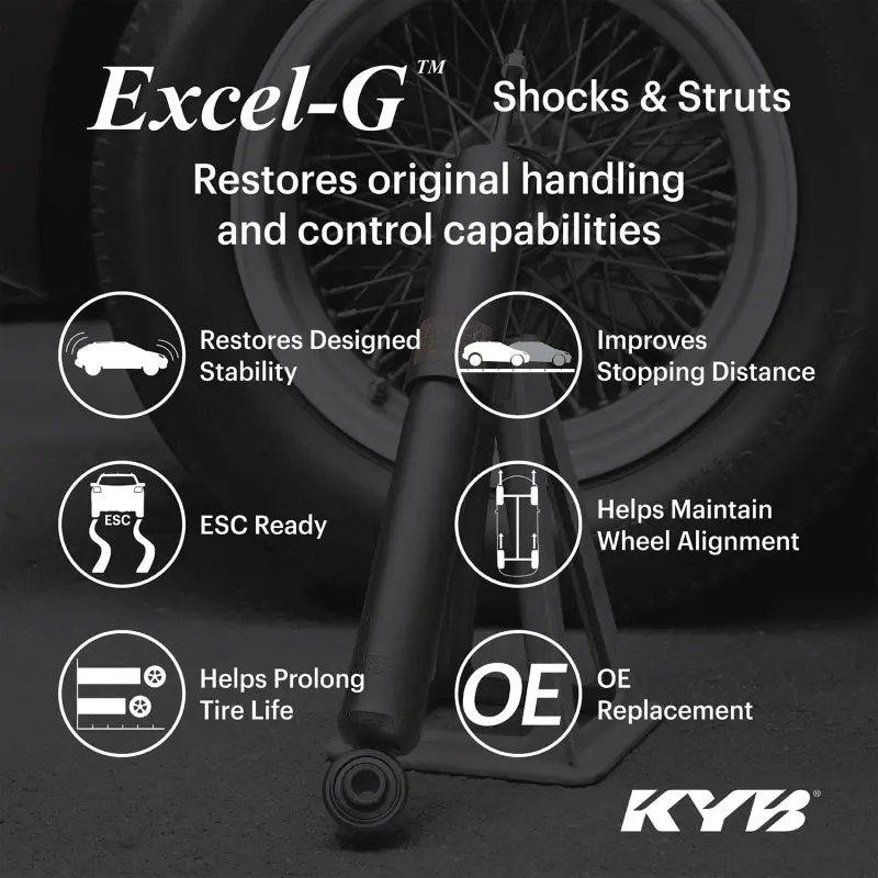 Kyb 18-21 Tesla Model 3 Awd / 17-21 Model 3 Rwd / 20-24 Model Y Excel-G Gas Shock - Rear 1
