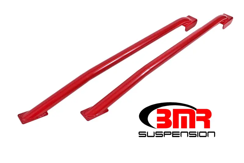 Bmr 79-04 Fox Mustang Hardtop Only Weld-On Boxed Std. Subframe Connectors - Red 1