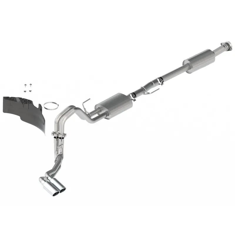 Ford Racing 21-22 F-150 2.7L/3.5L/5.0L Side Exit Sport Exhaust - Chrome Tips 1