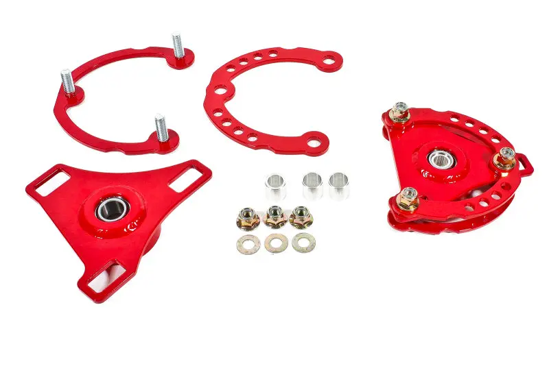 Bmr 15-17 S550 Mustang Caster Camber Plates - Red 1