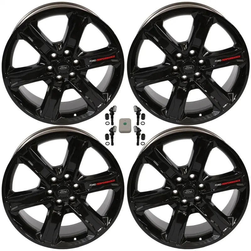Ford Racing 15-22 F-150 22X9.5In Wheel Kit - Gloss Black 1